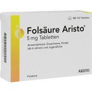 Aristo Pharma Folsäure Aristo 5 mg Tabletten 100 Stück (N3)
