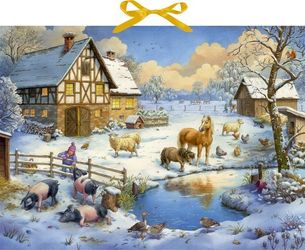 Coppenrath Unsere Tiere auf dem Land Sound-Adventskalender