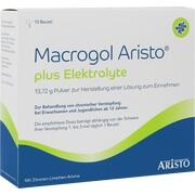 Aristo Pharma Macrogol Aristo plus Elektrolyte 13,72 g Pulver 10 Stück (N1) Aristo Pharma Macrogol Aristo plus Elektrolyte 13,72 g Pulver 10 Stück (N1)