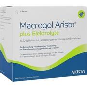 Aristo Pharma Macrogol Aristo plus Elektrolyte 13,72 g Pulver 20 Stück (NX) Aristo Pharma Macrogol Aristo plus Elektrolyte 13,72 g Pulver 20 Stück (NX)