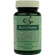 11A Nutritheke Mangan 2 mg Citrat Kapseln 60 Stück