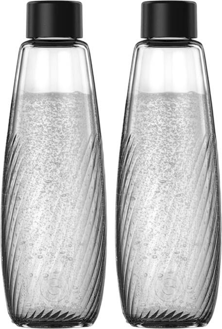 SodaStream Duo Riffled Glasflasche 1 L 2er Pack
