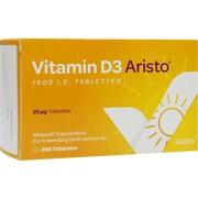 Aristo Pharma Vitamin D3 Aristo 1000 I.E. Tabletten 200 Stück