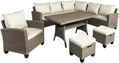 Brast Polyrattan Eck Sitzgruppe HACIENDA (1004208003) Brast Polyrattan Eck Sitzgruppe HACIENDA (1004208003)