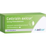 axicorp Pharma Cetirizin axicur 10 mg Filmtabletten 100 Stück
