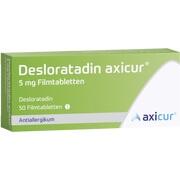 axicorp Pharma Desloratadin axicur 5 mg Filmtabletten 50 Stück