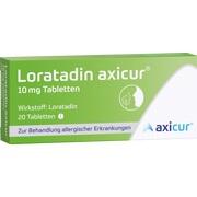 axicorp Pharma Loratadin axicur 10 mg Tabletten 20 Stück