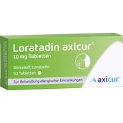 axicorp Pharma Loratadin axicur 10 mg Tabletten 50 Stück