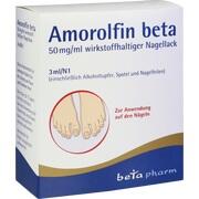 betapharm Arzneimittel Amorolfin beta 50 mg/ml Wirkstoffhaltiger Nagellack 3 ml