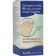 betapharm Arzneimittel Ciclopirox beta 80 mg/g Wirkstoffhaltiger Nagellack 6,6 ml betapharm Arzneimittel Ciclopirox beta 80 mg/g Wirkstoffhaltiger Nagellack 6,6 ml