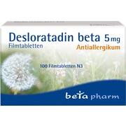 betapharm Arzneimittel Desloratadin beta 5 mg Filmtabletten 100 Stück