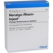 Biologische Heilmittel Heel Neralgo Rhem Injeel Ampullen 10 Stück