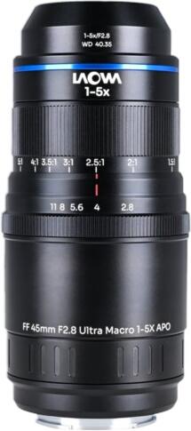 Laowa Aksen 45 mm F2.8 1-5x Ultra Macro APO