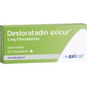 axicorp Pharma Desloratadin axicur 5 mg Filmtabletten 20 Stück