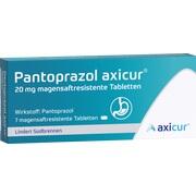 axicorp Pharma Pantoprazol axicur 20 mg magensaftresistente Tabletten 7 Stück