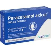 axicorp Pharma Paracetamol axicur 500 mg Tabletten 20 Stück