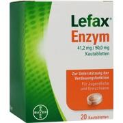 Bayer Vital Lefax Enzym 41,2 mg/50 mg Kautabletten 20 Stück