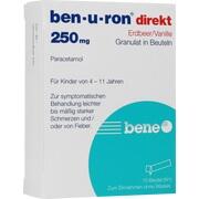 Bene Arzneimittel ben-u-ron direkt 250 mg Granulat 10 Beuteln (N1) Bene Arzneimittel ben-u-ron direkt 250 mg Granulat 10 Beuteln (N1)