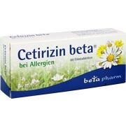 betapharm Arzneimittel Cetirizin beta Filmtabletten 60 Stück betapharm Arzneimittel Cetirizin beta Filmtabletten 60 Stück