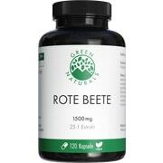 Heilpflanzenwohl GmbH GREEN NATURALS Rote Beete 1500 mg Kapseln 120 Stück