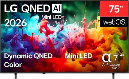 LG 75" QNED AI Mini LED QNED72 4K Smart TV 2026 75QNED72B6A