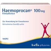 betapharm Arzneimittel Haemoprocan 100 mg Filmtabletten 100 Stück (N3)