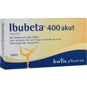 betapharm Arzneimittel Ibubeta 400 akut Filmtabletten 30 Stück (N2)