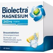 Hermes Arzneimittel Biolectra Magnesium 243 mg forte Zitrone Brausetabletten 40 Stück