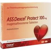 Dexcel Pharma ASS Dexcel Protect 100 mg magensaftresistente Tabletten 50 Stück (N2)
