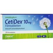 Dexcel Pharma CetiDex 10 mg Filmtabletten 20 Stück (N1)