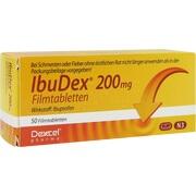 Dexcel Pharma IbuDex 200 mg Filmtabletten 50 Stück (N3)