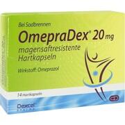 Dexcel Pharma OmepraDex 20 mg magensaftresistente Hartkapseln 14 Stück
