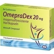 Dexcel Pharma OmepraDex 20 mg magensaftresistente Hartkapseln 7 Stück
