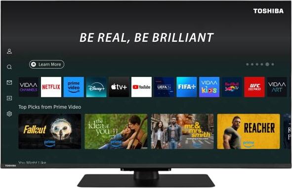 Toshiba 43" 4K UHD QLED VIDAA TV 43QV7G63DG