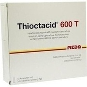 Viatris Healthcare THIOCTACID 600 T, 10 Amp. 600 T (N2) 24 ml Viatris Healthcare THIOCTACID 600 T, 10 Amp. 600 T (N2) 24 ml