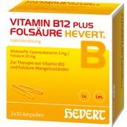 Hevert Vitamin B12 plus Folsäure Ampullen 2 x 10 Stk.