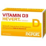 Hevert VITAMIN D 3, 100 Tbl. (N3) Hevert VITAMIN D 3, 100 Tbl. (N3)