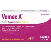 Klinge Pharma VOMEX A FORTE 70MG, 10 Kdr.-Supp. (N1) forte