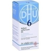 BIOCHEMIE 6 KALIUM SULFURICUM D 6 TABLETTEN, 80 St.
