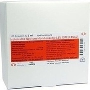 EIFELFANGO ISOTONISCHE NACL 0,9% AMP., 100 x 2 ml EIFELFANGO ISOTONISCHE NACL 0,9% AMP., 100 x 2 ml