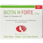 Pharma Peter BIOTIN H FORTE TABLETTEN, 20 St.