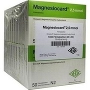 Verla-Pharm Arzneimittel MAGNESIOCARD 2,5 MMOL FILMTABLETTEN, 20 x 50 St.