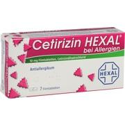 Hexal AG CETIRIZIN HEXAL B. ALLERGIEN FILMTABLETTEN, 7 St.