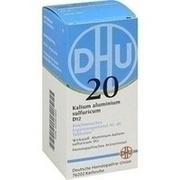BIOCHEMIE 20 KALIUM ALUMIN.SULFURIC. D 12 TABLETTEN