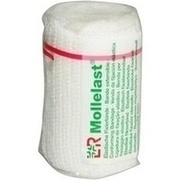 MOLLELAST ELASTISCHE FIXIERBINDE, weiß, 4 m x 6 cm