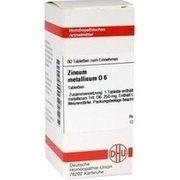 DHU-Arzneimittel ZINCUM METALLICUM D 6 TABL., 80 St.