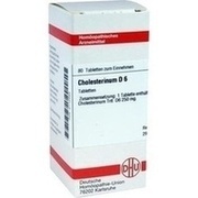 DHU-Arzneimittel CHOLESTERINUM D 6 TABL., 80 St.