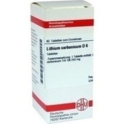 DHU-Arzneimittel LITHIUM CARBONICUM D 6 TABL., 80 St.