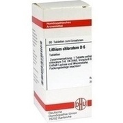 DHU-Arzneimittel LITHIUM CHLORATUM D 6 TABL., 80 St.