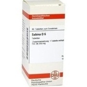 DHU-Arzneimittel SABINA D 6 TABL., 80 St.